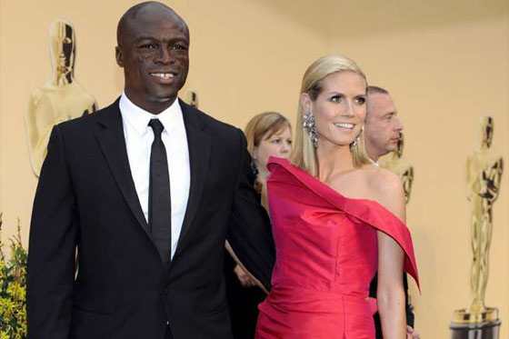 Seal y Heidi en los Oscar